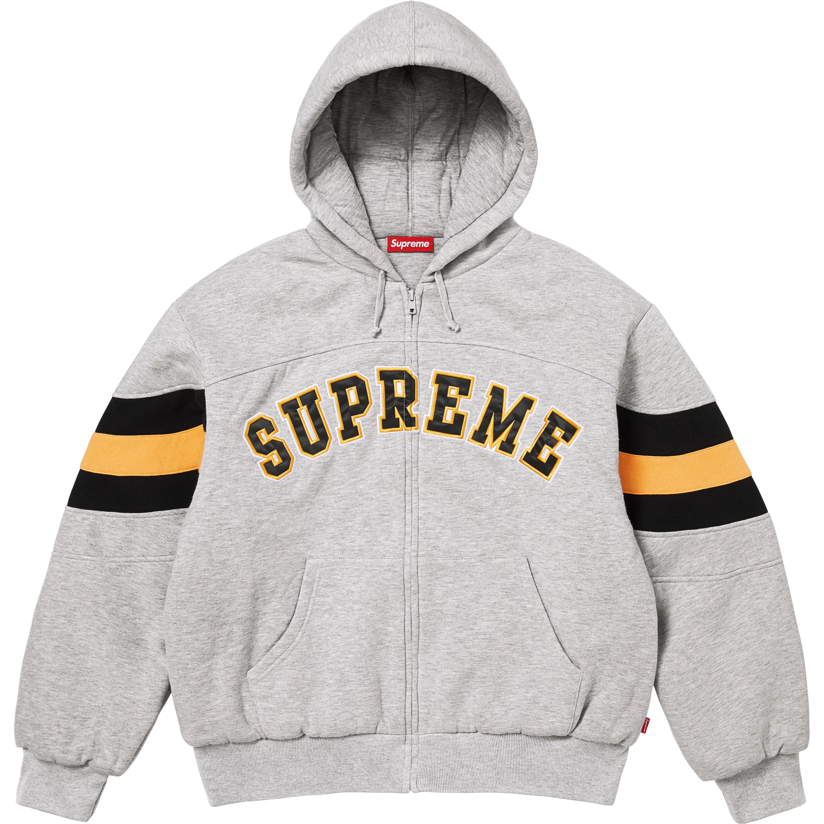 Filled Zip Up Hooded Sweatshirt view 9